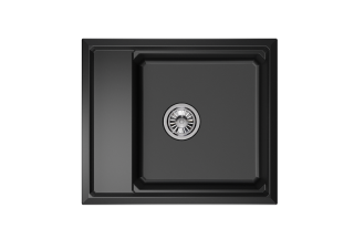 Мойка кухонная Granula Kitchen Space 6004, ШВАРЦ